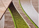 Мокетена пътека ERIKA 8012 beige/green